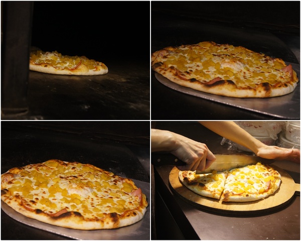 窯烤屋披薩，小次郎冰品披薩