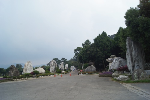 台中景點。台中新社古堡花園