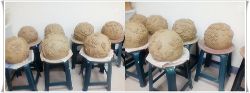 6年級陶藝創作--土球(6年5班)