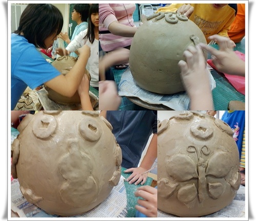 6年級陶藝創作--土球(6年5班)