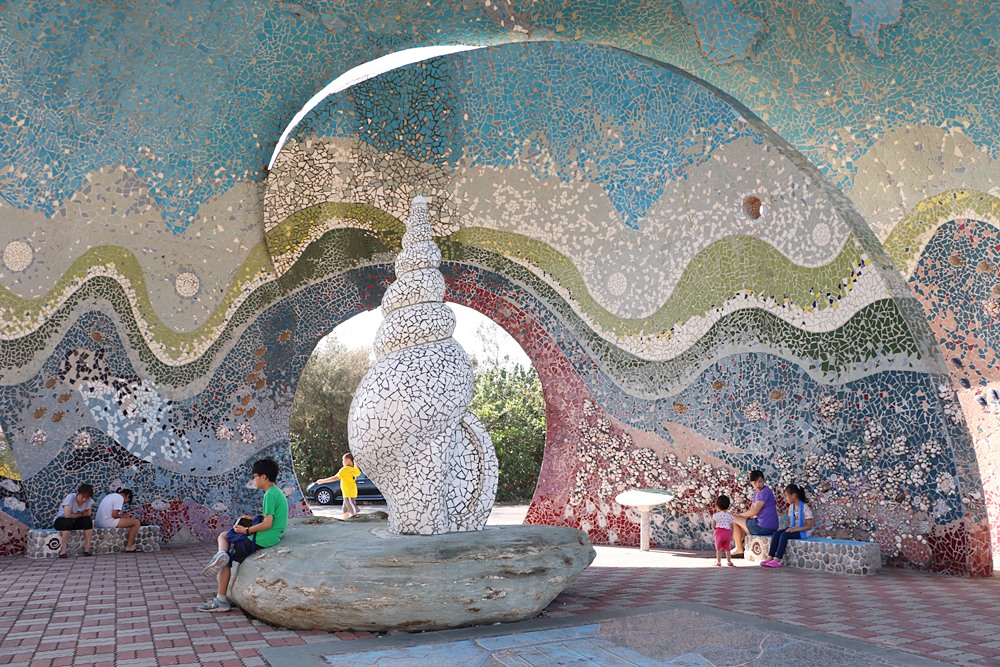 雲林台西。海園觀光區、台西海螺 x 超過4000顆、台灣最大貝殼裝置藝術