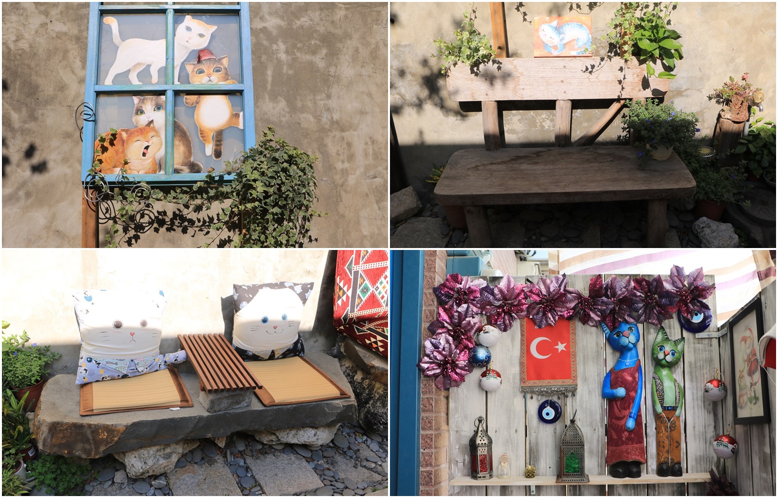 台南美食。May的移動畫室&土耳其小茶館，有可愛貓咪畫作 土耳其特色點心 x 蝸牛巷