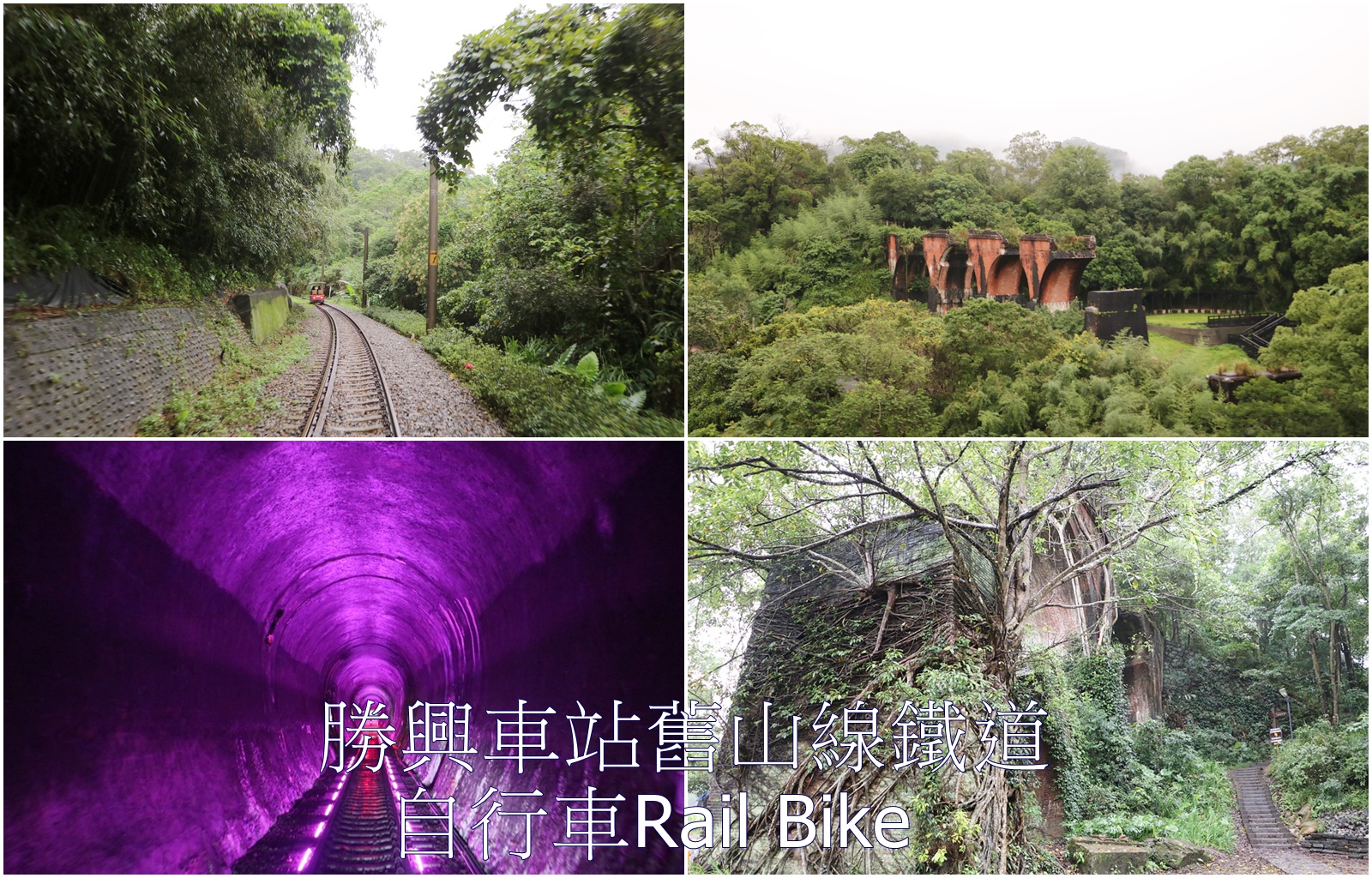 三義景點。勝興車站 舊山線鐵道自行車Rail Bike、龍騰斷橋，不用到韓國 就可體驗享受!!