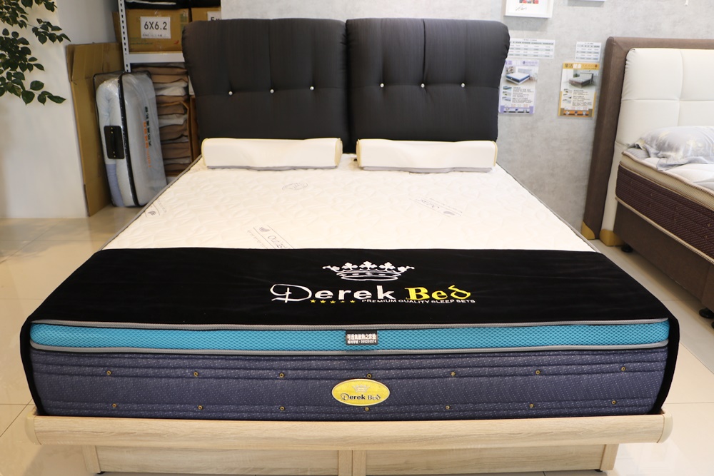高雄床墊推薦。德瑞克名床 德國工藝精神 舒適好床 免費10天試睡、床墊保固15年