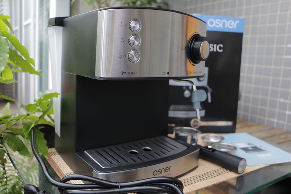 2021咖啡機推薦。Osner Yirga Classic 半自動義式咖啡機｜一機兩用 同時也適用Nespresso的膠囊咖啡