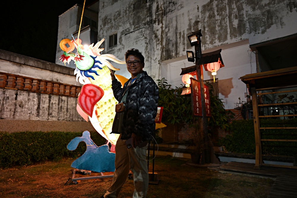 2024台灣燈會在台南。安平媽祖燈區 安平開台天后宮 近600公分的大型媽祖花燈、結合地方友廟造型花燈共同展出！