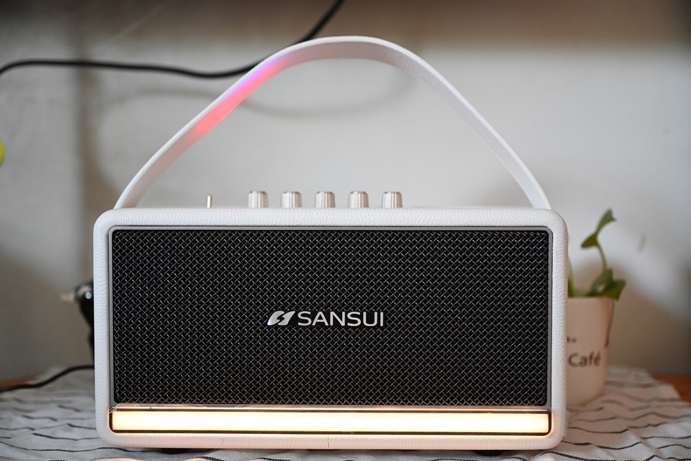 開箱。【SANSUI山水】聲の魂｜氣動Hi-Fi藍牙音響 集結所有音響功能、高CP值超優美聲音樂！