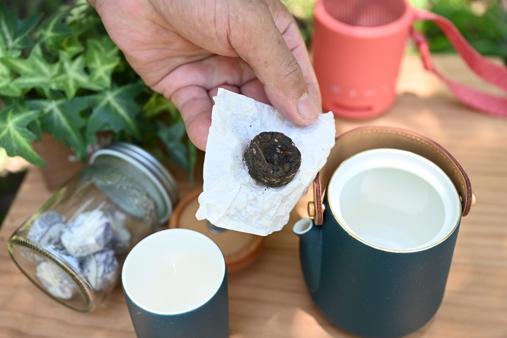 茶具旅行組推薦。Eilong宜龍茶器 風靡革履獨享布包旅行組／精品茶具／瓷壺泡茶