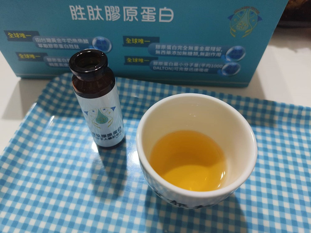 開箱。鉦輝生技 胜肽膠原蛋白 台灣黃金牛奶魚魚鱗萃取 最小分子吸收迅速！輕熟齡和銀髮族朋友日常保養！