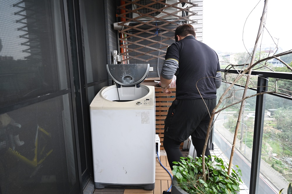 開箱。CHIMEI奇美智能滾筒洗衣機 WS-V139WD｜蒸氣洗、一小時洗脫烘、槽洗淨、智能省水！