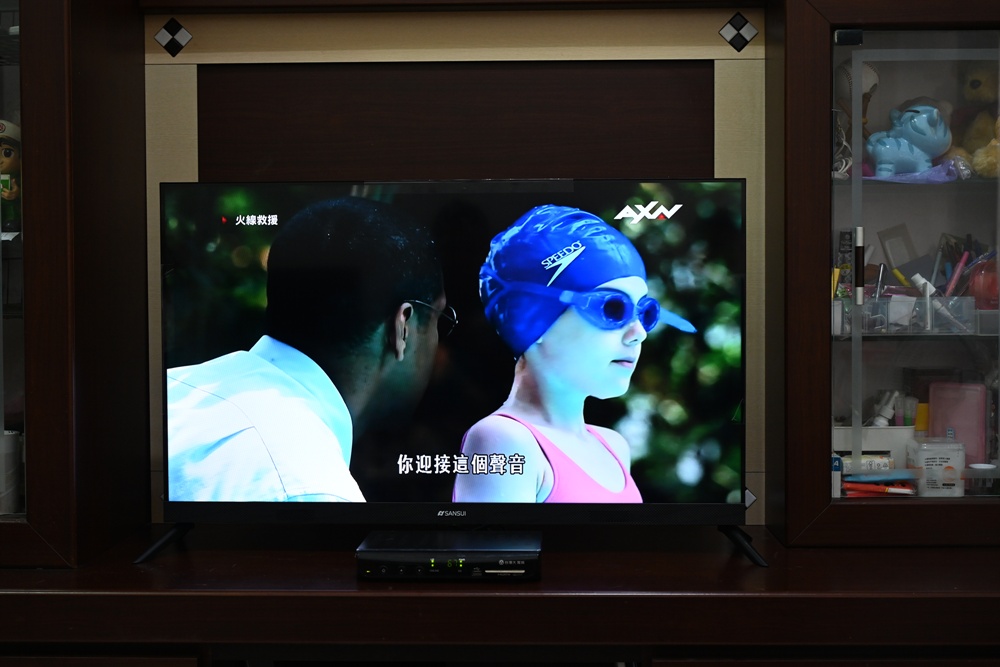 開箱。SANSUI山水／40吋電視／Full HD高畫質／租屋族、小資族首選 / 全機3年保固