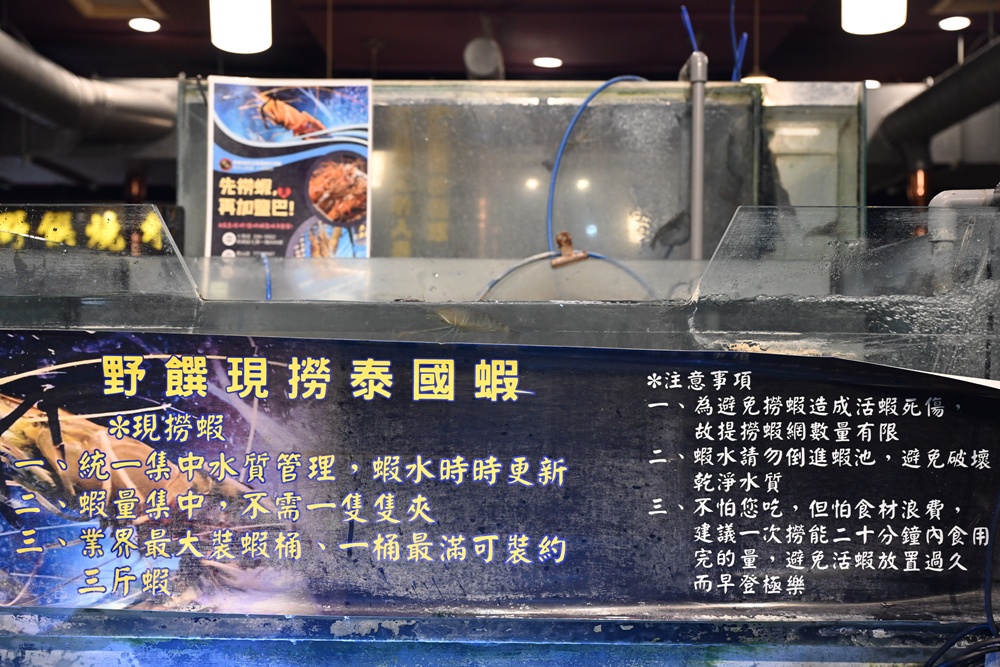 高雄唯一活泰國蝦吃到飽！野饌燒肉 楠梓店 活泰國蝦＆和牛吃到飽 新鮮現撈泰國蝦、哈根達斯冰淇淋吃到飽、火烤兩吃！