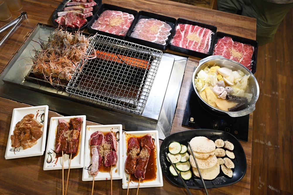 高雄唯一活泰國蝦吃到飽！野饌燒肉 楠梓店 活泰國蝦＆和牛吃到飽 新鮮現撈泰國蝦、哈根達斯冰淇淋吃到飽、火烤兩吃！