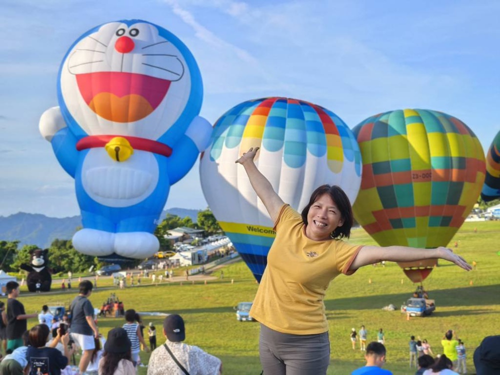 2025台東熱氣球！哆啦A夢熱氣球在台東 到8/21！還有哆啦A夢扭蛋集章活動！