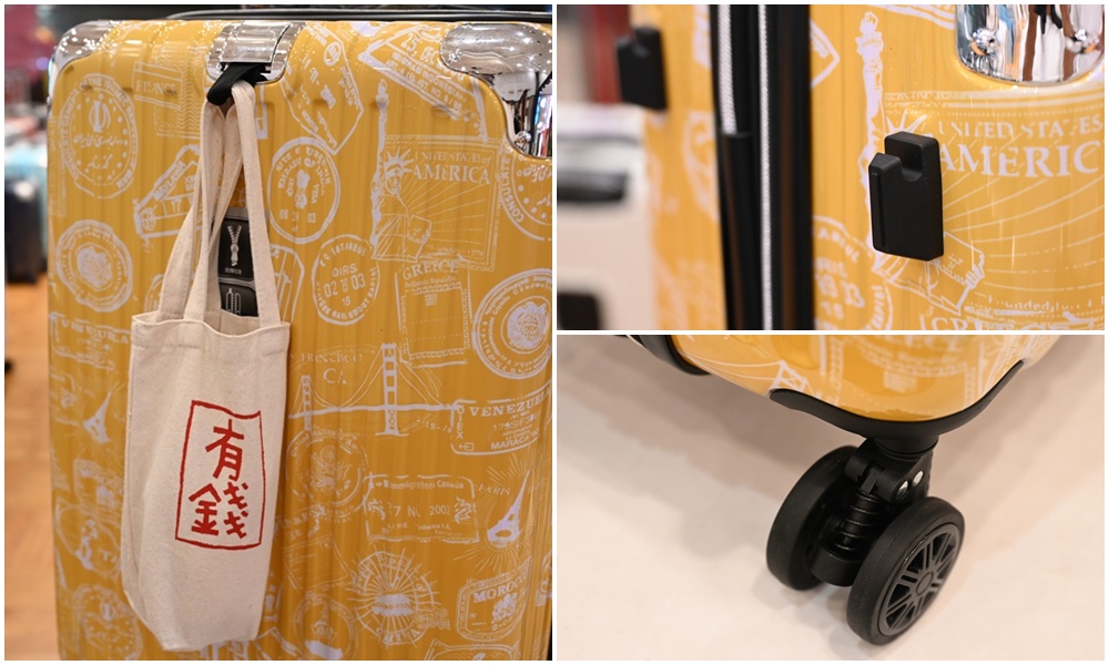 高雄行李箱特賣會。加賀屋行李箱 新光三越三多店 前開式行李箱、廉航專用登機箱、鋁框箱、防潑水布箱 通通下殺$990元起 滿額還有贈品唷！