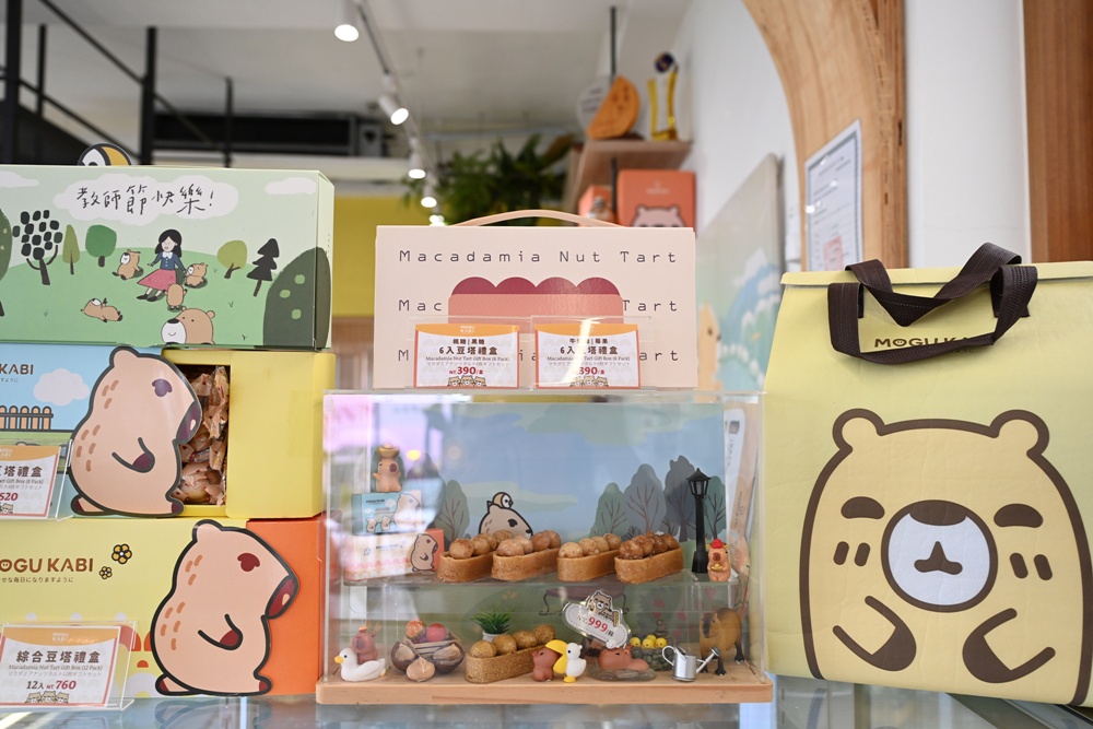甜點控必訪！MOGU KABI 夏威夷豆塔、水果塔 × 超萌水豚陪你下午茶！台南免門票推薦！