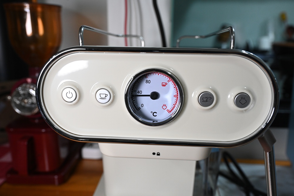 Osner 生活家電！DMO 復古義式雙膠囊咖啡機 在家輕鬆沖出咖啡廳級美味！美式、義式、雙膠囊、奶泡 一機完成！