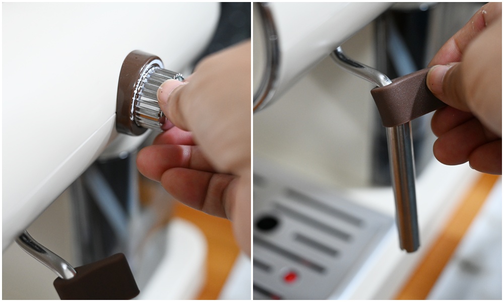 Osner 生活家電！DMO 復古義式雙膠囊咖啡機 在家輕鬆沖出咖啡廳級美味！美式、義式、雙膠囊、奶泡 一機完成！