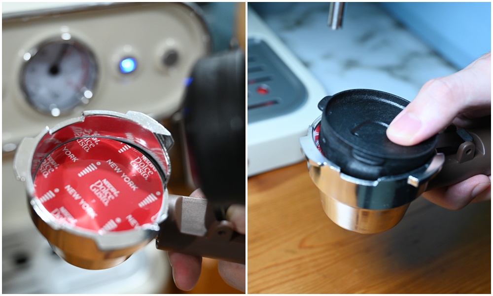 Osner 生活家電！DMO 復古義式雙膠囊咖啡機 在家輕鬆沖出咖啡廳級美味！美式、義式、雙膠囊、奶泡 一機完成！