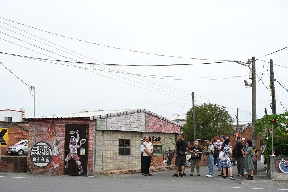 台南一日遊。頂長社區 粨(拍)面宋江陣文化走讀、宋江陣藝廊、絹印臉譜帆布袋DIY！