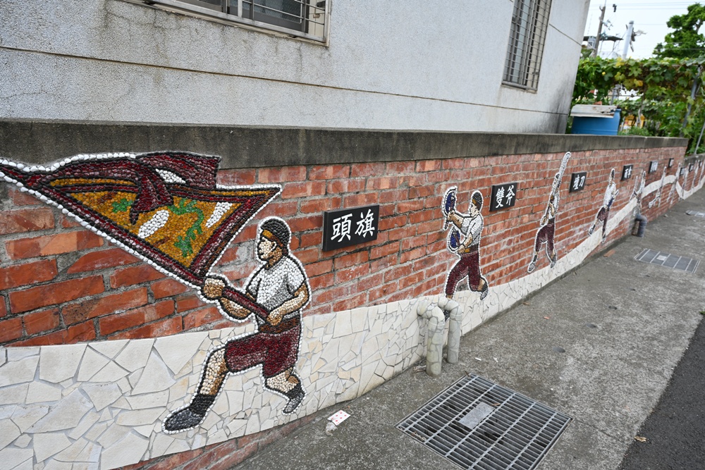 台南一日遊。頂長社區 粨(拍)面宋江陣文化走讀、宋江陣藝廊、絹印臉譜帆布袋DIY！