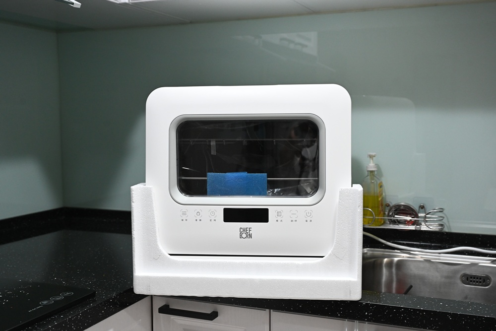 開箱｜CHEFBORN韓國天廚  WASHFALL5人份獨立式紫外線洗碗機、免安裝！