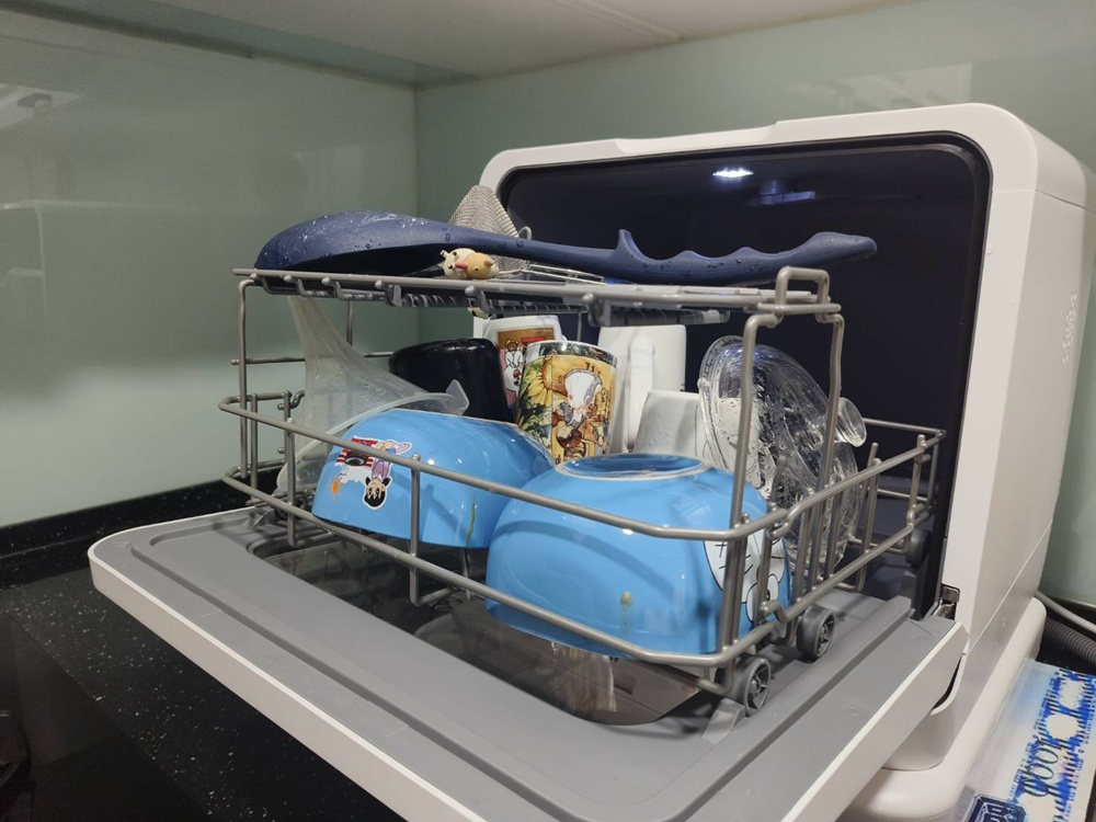 開箱｜CHEFBORN韓國天廚  WASHFALL5人份獨立式紫外線洗碗機、免安裝！