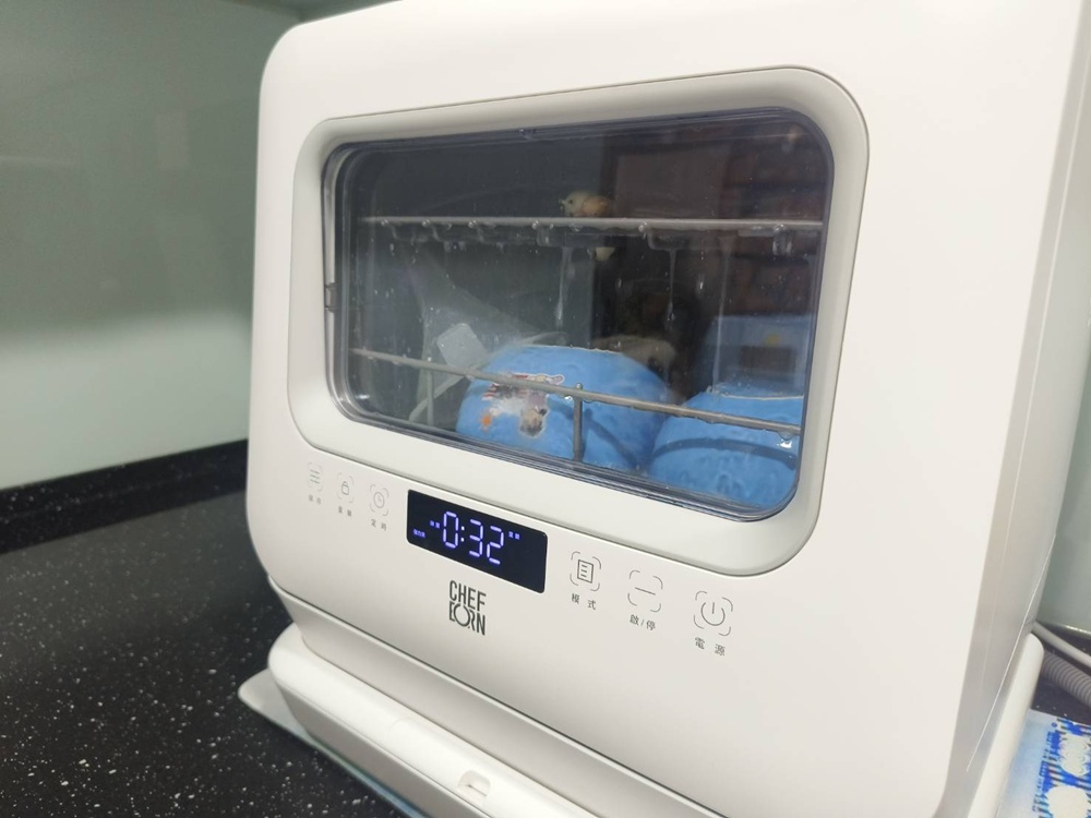 開箱｜CHEFBORN韓國天廚  WASHFALL5人份獨立式紫外線洗碗機、免安裝！