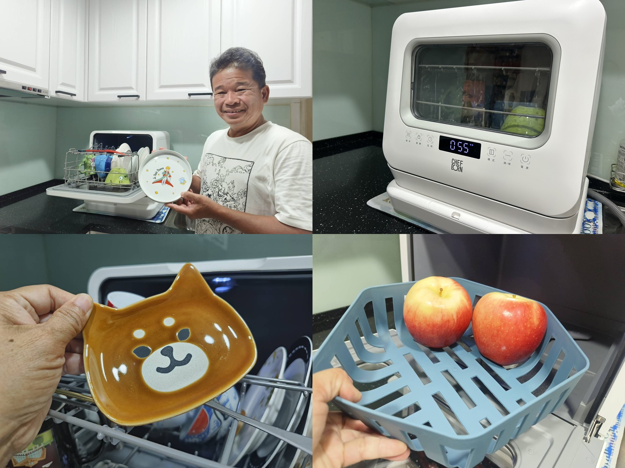 開箱｜CHEFBORN韓國天廚  WASHFALL5人份獨立式紫外線洗碗機、免安裝！