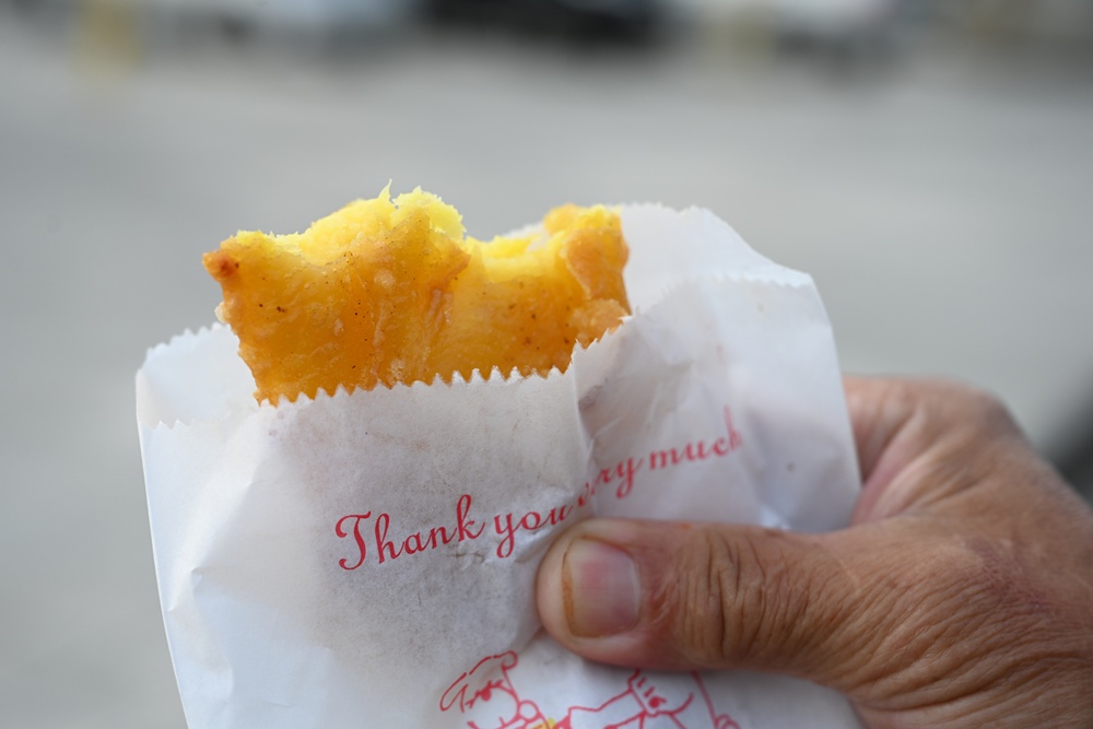 口湖美食。金湖廟口蚵嗲 香脆多汁、地瓜片也很推薦！