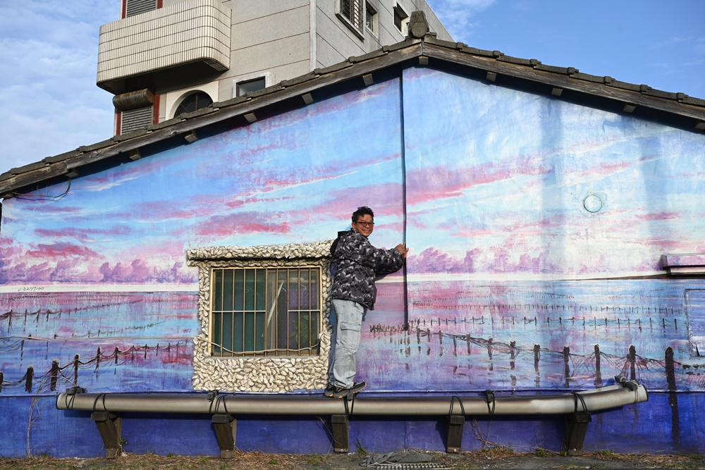雲林口湖私房景點｜金湖聚落「蚵貝藝術牆」散步秘境！