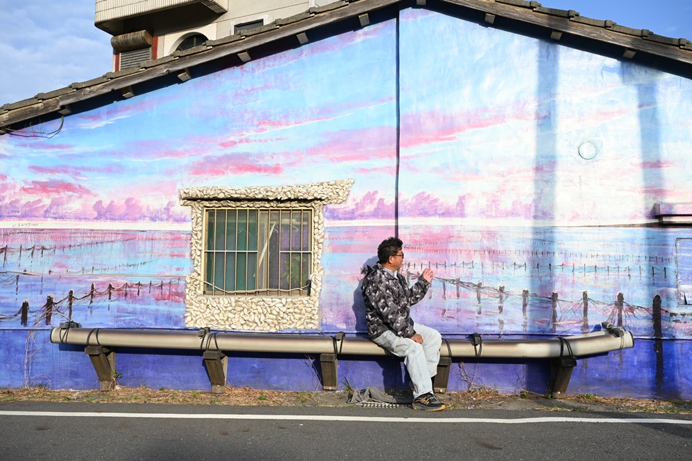 雲林口湖私房景點｜金湖聚落「蚵貝藝術牆」散步秘境！