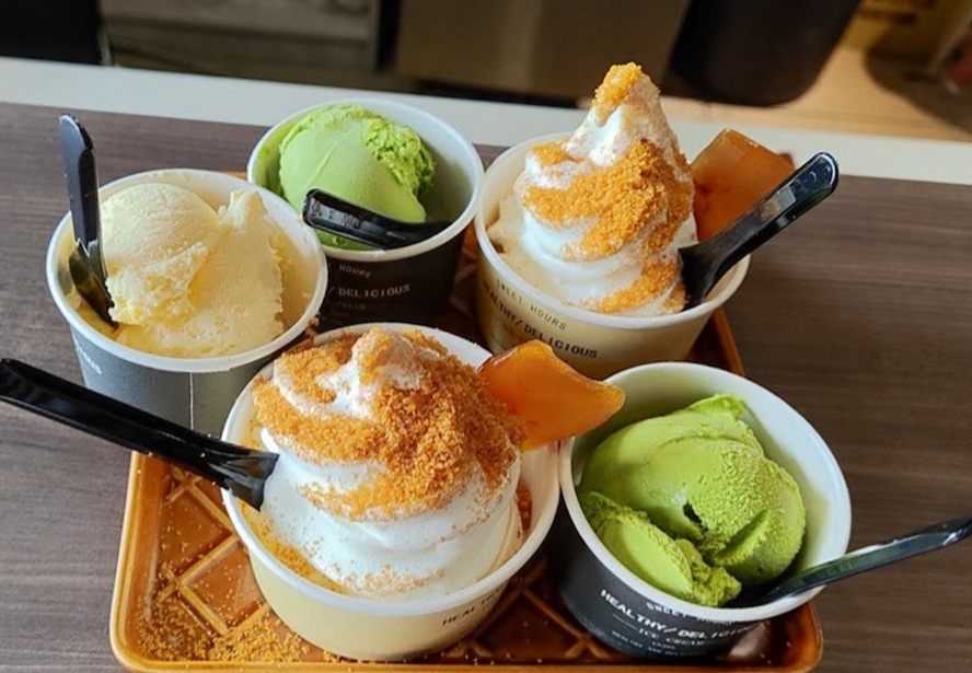 雲林口湖。口福烏魚伯烏魚子 烏金條、蜜蠟烏魚子、血子烏魚子 x 新榮製冰-烏魚子霜淇淋！