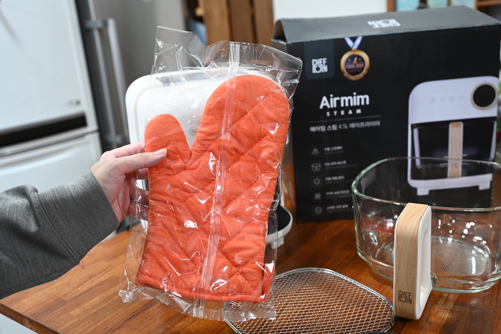 開箱｜CHEFBORN韓國天廚 Air蒸氣雲朵4.5L氣炸鍋！