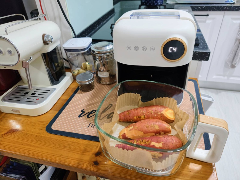 開箱｜CHEFBORN韓國天廚 Air蒸氣雲朵4.5L氣炸鍋！