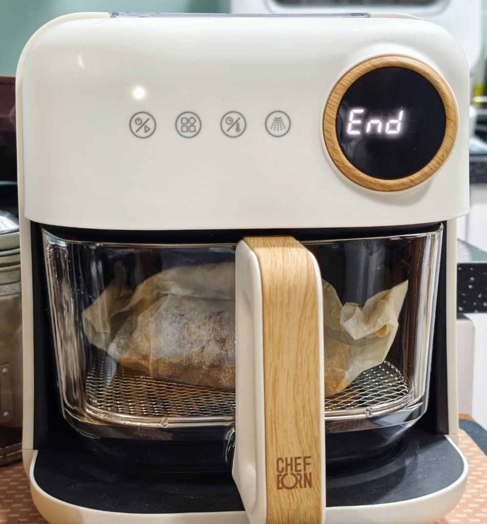 開箱｜CHEFBORN韓國天廚 Air蒸氣雲朵4.5L氣炸鍋！