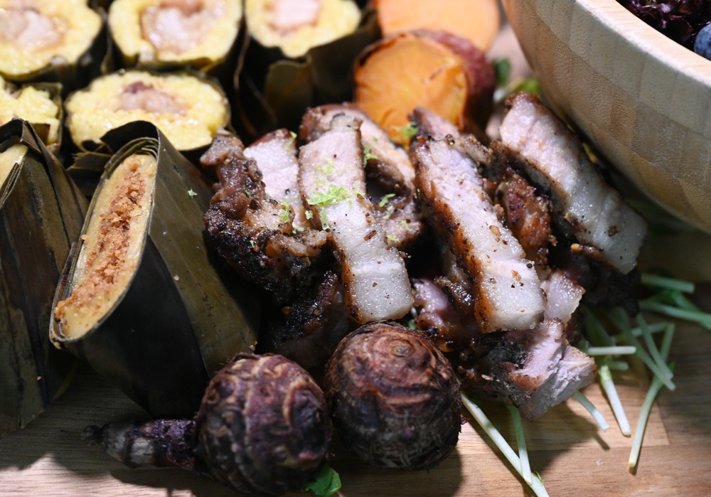 屏東美食推薦。大武山之門『璞玉翡珂』咖啡館 頭目盤、勇士盤、DIY吉拿富！