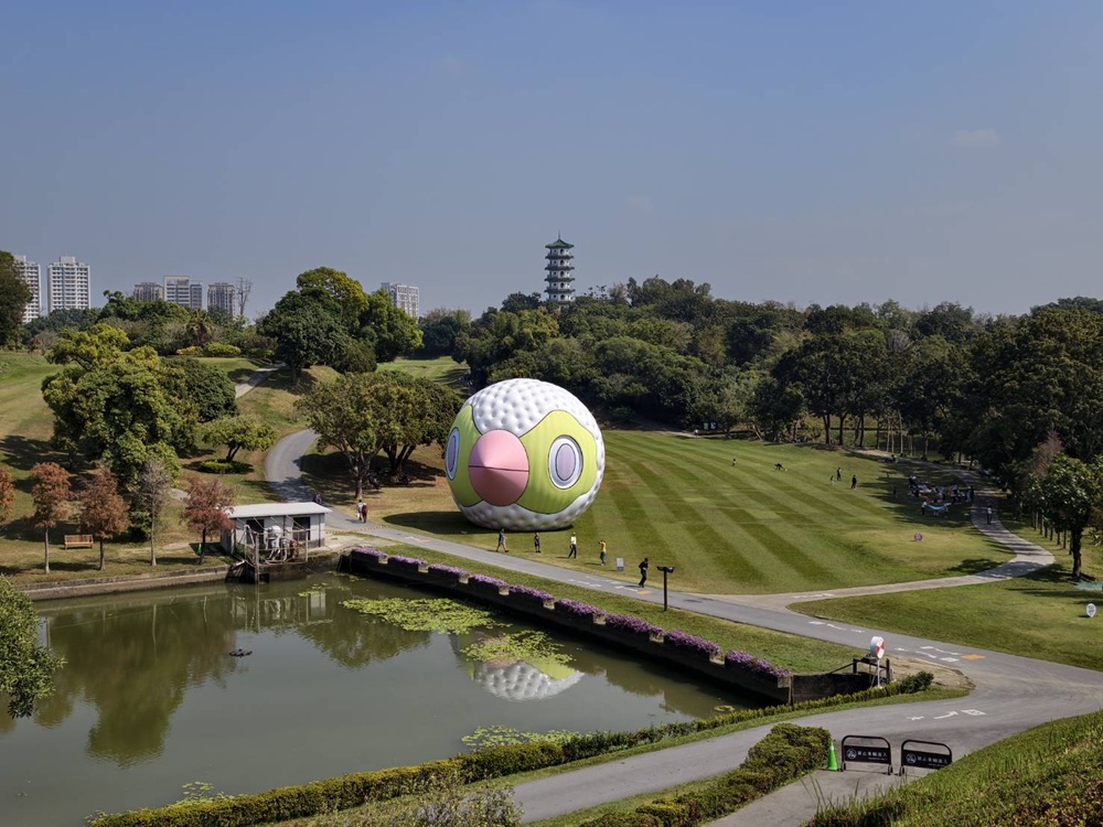 高雄旅遊。果嶺自然公園＋澄清湖 森棲盎然藝術展 9大裝置藝術亮點，大眼睛、章魚、巨型蛇頸龍 走春必拍！