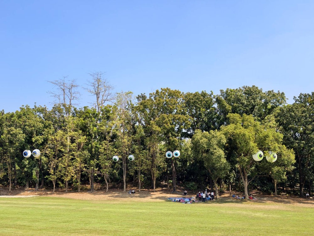 高雄旅遊。果嶺自然公園＋澄清湖 森棲盎然藝術展 9大裝置藝術亮點，大眼睛、章魚、巨型蛇頸龍 走春必拍！