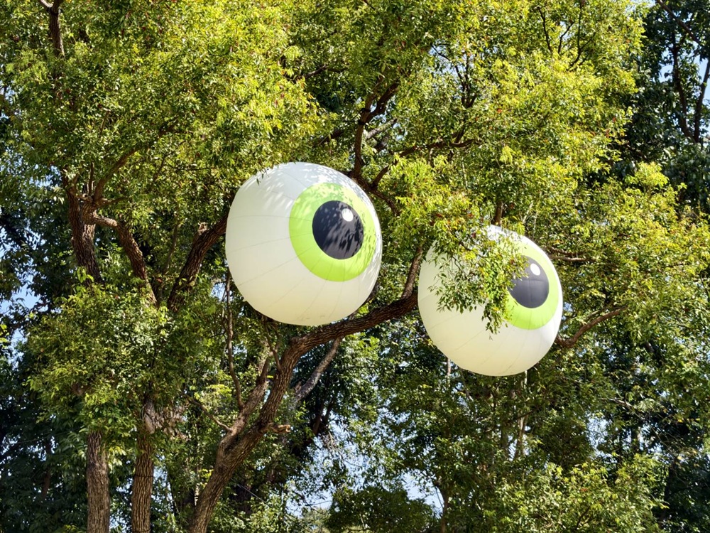 高雄旅遊。果嶺自然公園＋澄清湖 森棲盎然藝術展 9大裝置藝術亮點，大眼睛、章魚、巨型蛇頸龍 走春必拍！