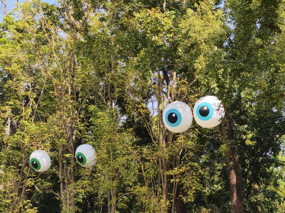 高雄旅遊。果嶺自然公園＋澄清湖 森棲盎然藝術展 9大裝置藝術亮點，大眼睛、章魚、巨型蛇頸龍 走春必拍！