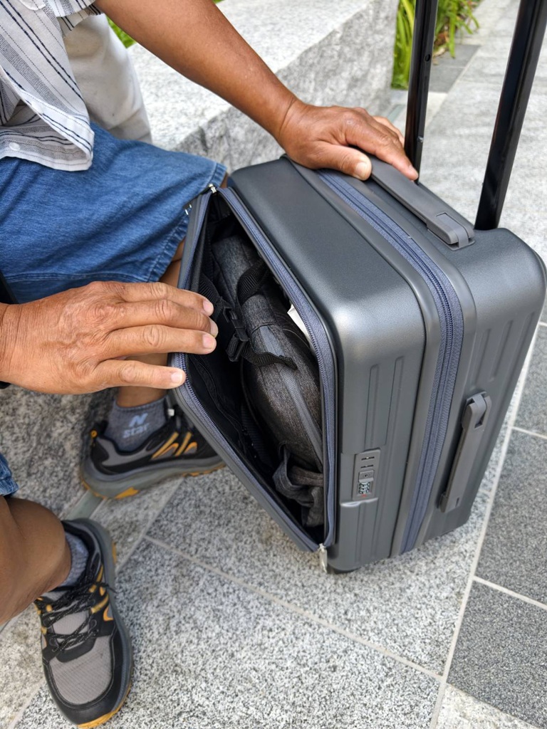 前開式行李箱推薦｜NARECA娜芮家 小樽前開式旅行箱、登機箱，旅行收納一次搞定！