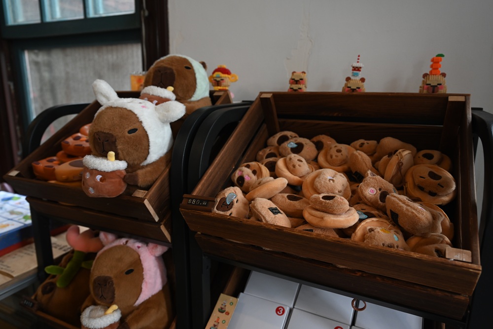 台南安平免門票景點。安平出張所 12花神の誕生鹽御守DIY、祈福鹽包、中藥香包 還有呆萌可愛小水豚君免費看！