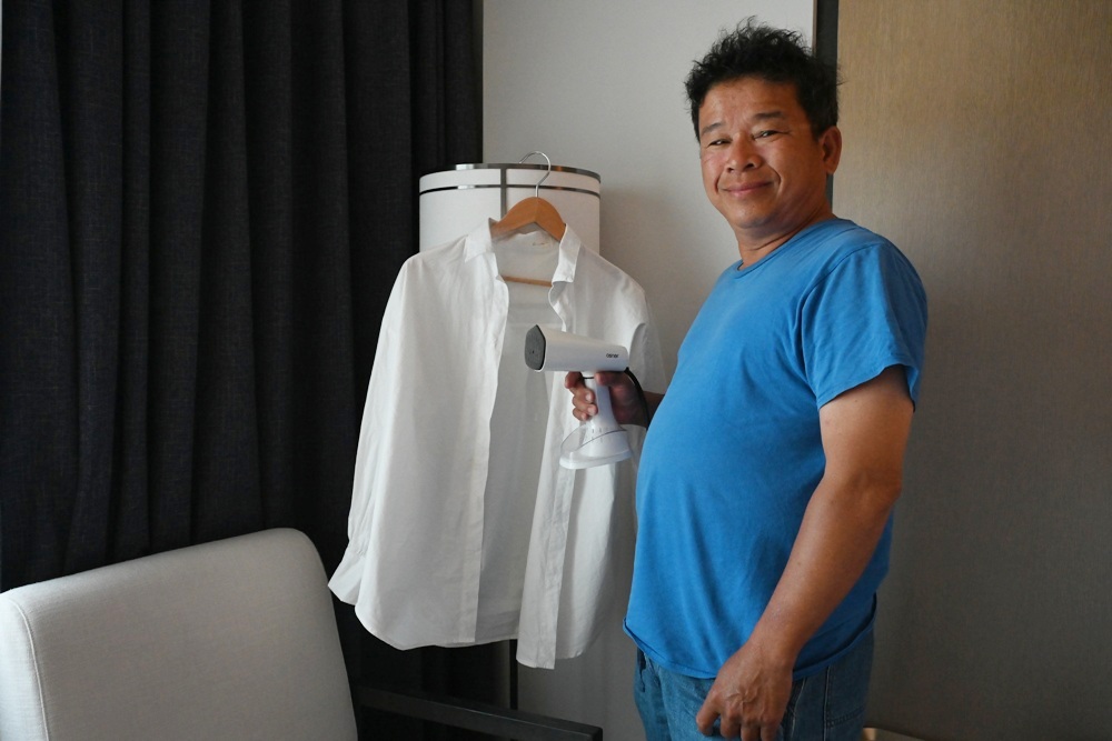 【Osner韓國歐紳】Ihandy MAX 旗艦版手持掛燙機 杜拉鋁陶瓷合金底板、蒸氣熨斗乾濕兩用！