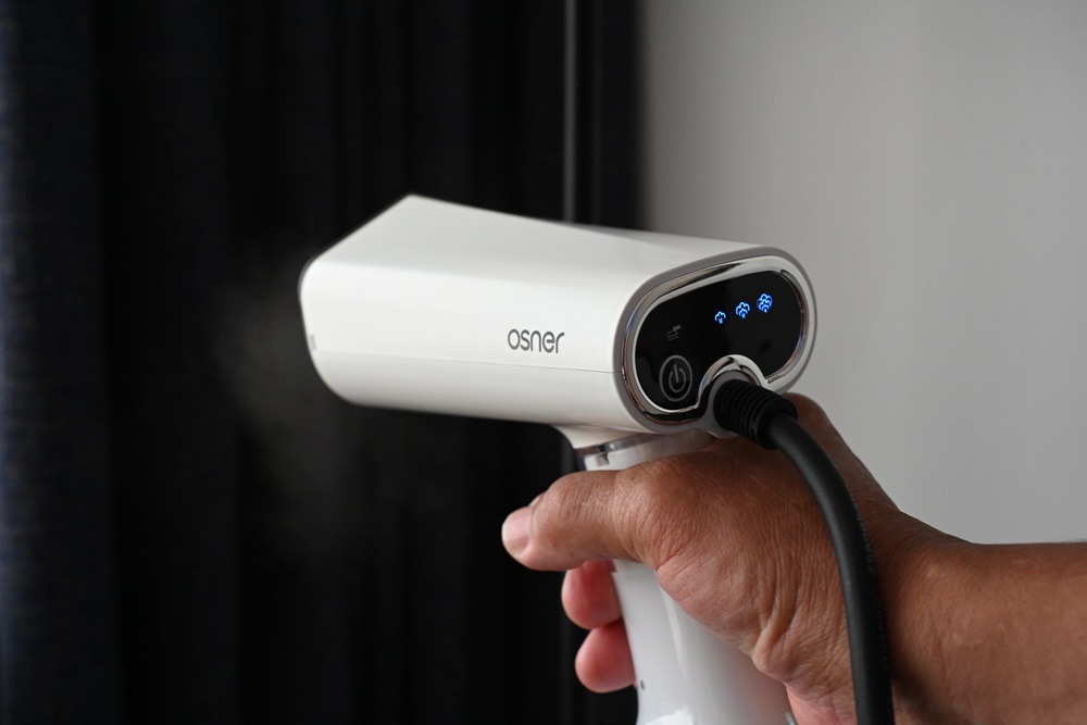 【Osner韓國歐紳】Ihandy MAX 旗艦版手持掛燙機 杜拉鋁陶瓷合金底板、蒸氣熨斗乾濕兩用！