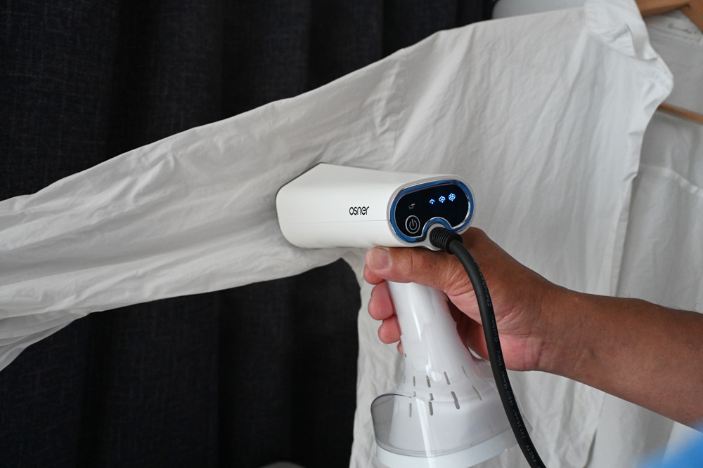 【Osner韓國歐紳】Ihandy MAX 旗艦版手持掛燙機 杜拉鋁陶瓷合金底板、蒸氣熨斗乾濕兩用！